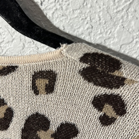 SHEIN animal print open front cardigan - Picture 6 of 6